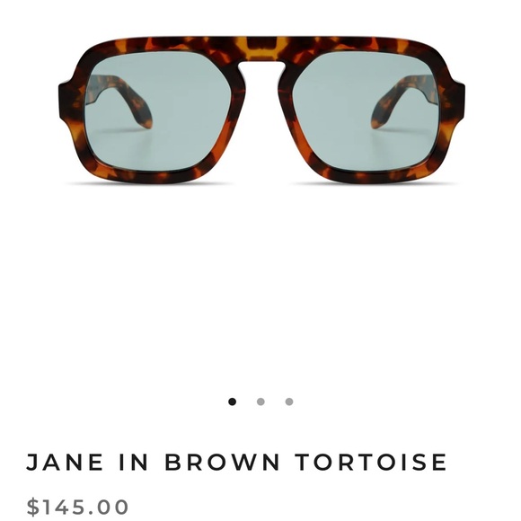 Elisa Johnson Jane Brown Tortoise Sunglasses J-103-A - Picture 6 of 7